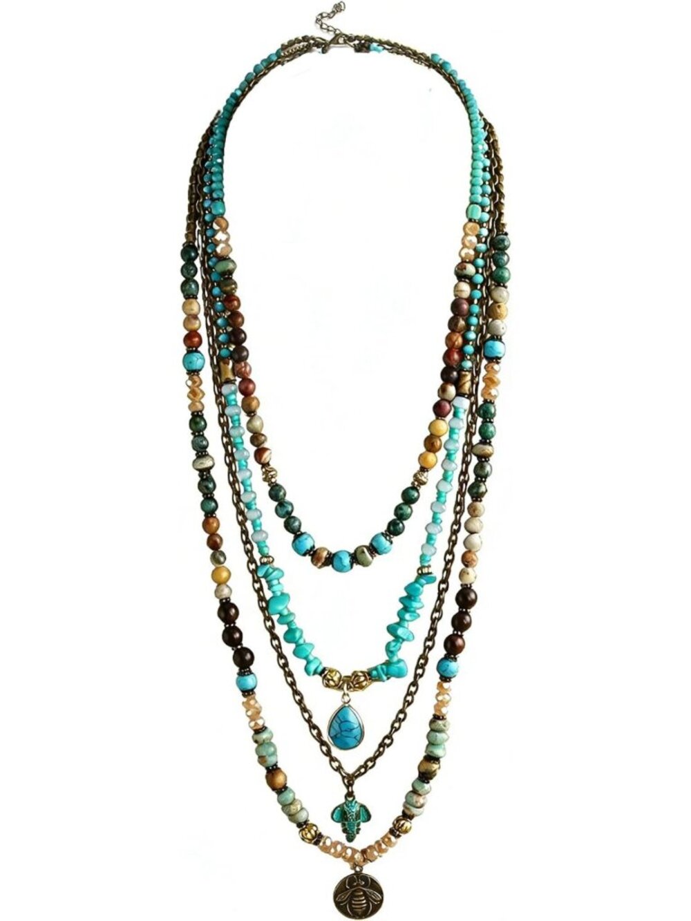 Trendy Boho Long Layered Necklaces for Women | Chic Chain Jewelry Accessory